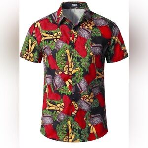Colorful Men's Short Sleeve Shirt